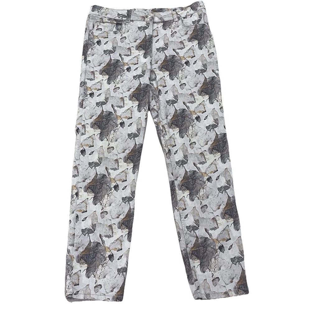 MADELEINE‎ Women's Abstract Print Stretch Pants European Designer Size US 12